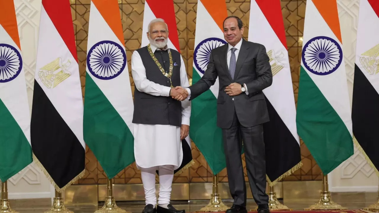 Prime Minister Narendra Modi spoke with Egyptian President Abdel Fattah al-Sisi (File Photo)