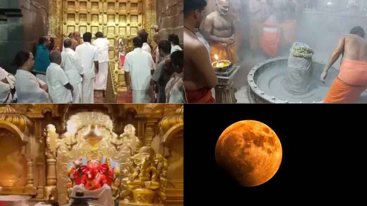 WATCH | From Tirupati To Mahakaleshwar, Temples Across India Reopen After Lunar Eclipse