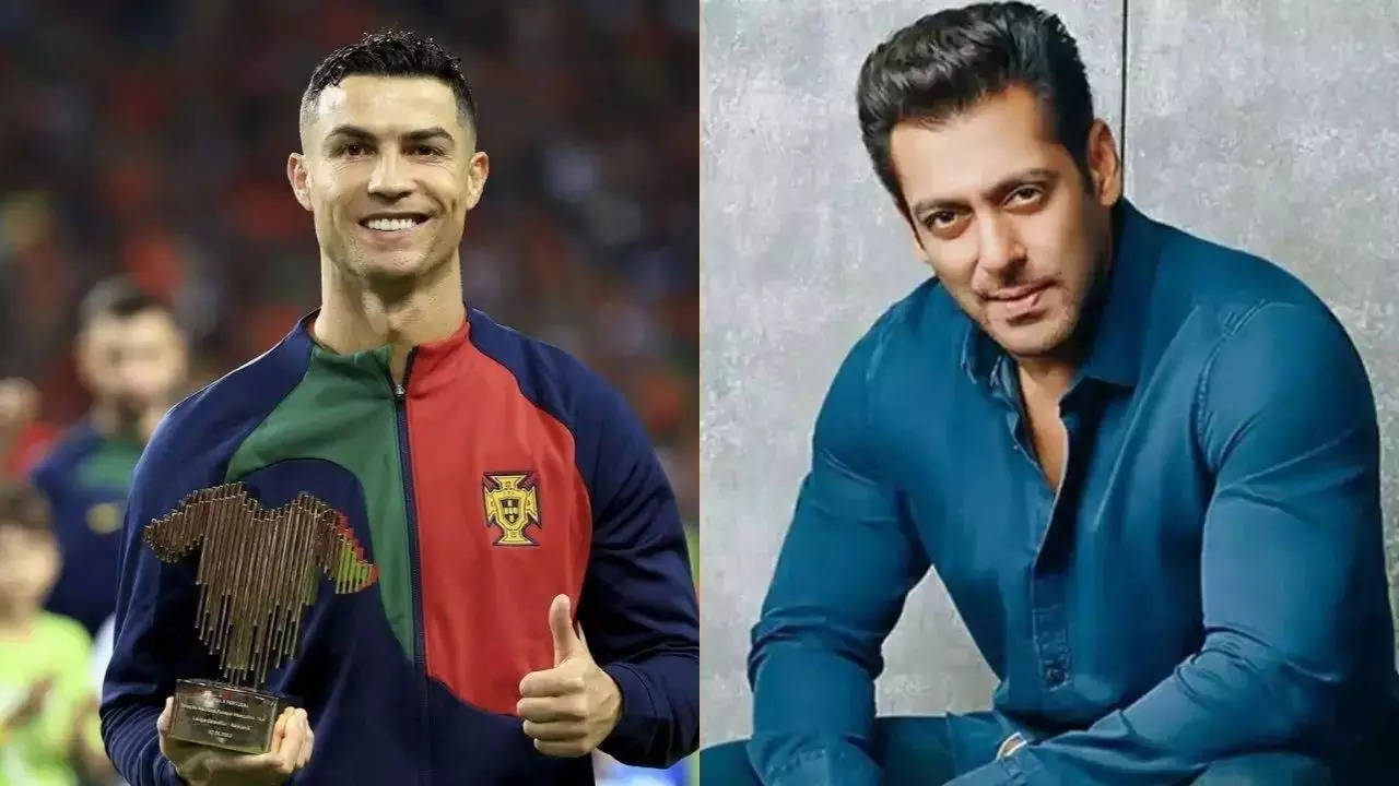 You wouldn't want to miss THESE pics and videos of Ronaldo and Salman Khan