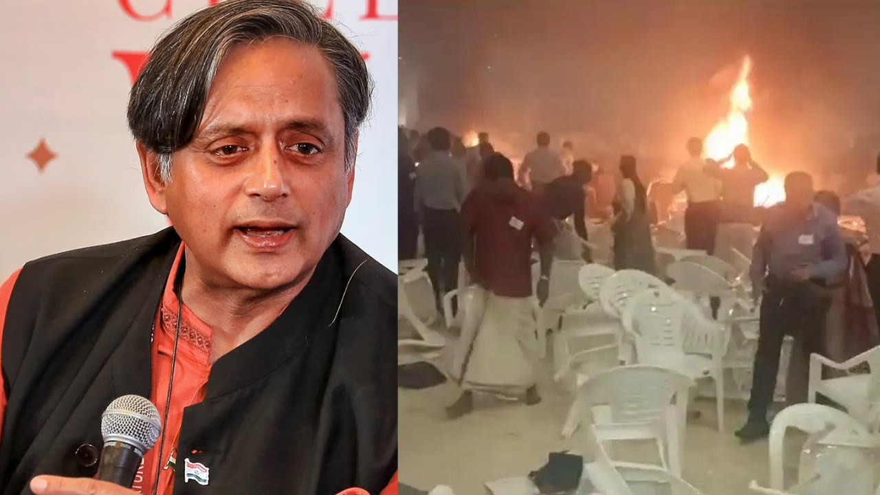 shashi tharoor kerala blast