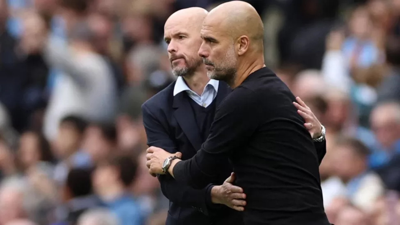 Ten Hag Gaurdiola Retuters