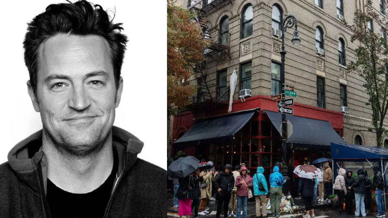 Matthew Perry Fans Gather at Chandler Bing's 'Friends' Apartment - Parade