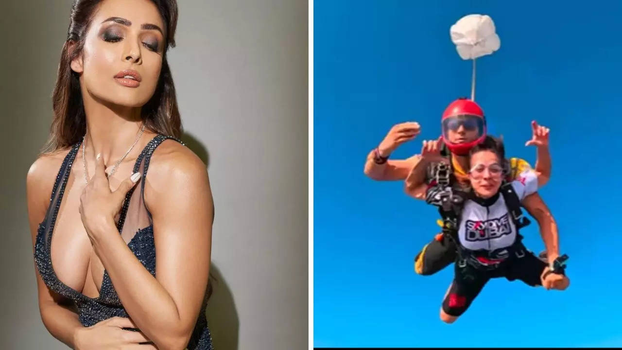 Malaika does skydiving on birthday