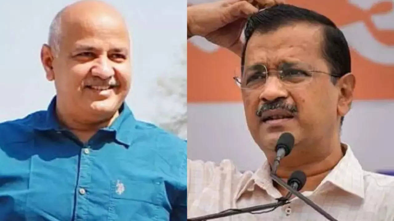 Manish Sisodia and Arvind Kejriwal