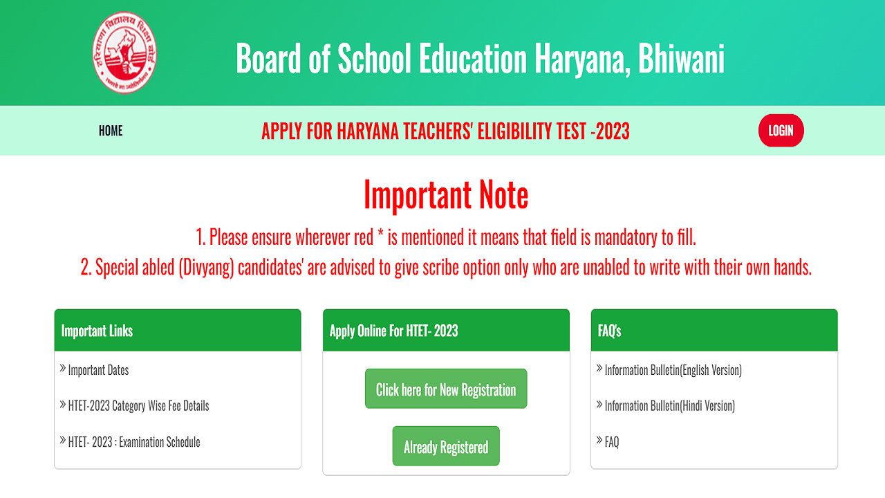 Haryana TET 2023 Exam Date Notification Out on bseh.org.in, Apply for HTET Till Nov 10