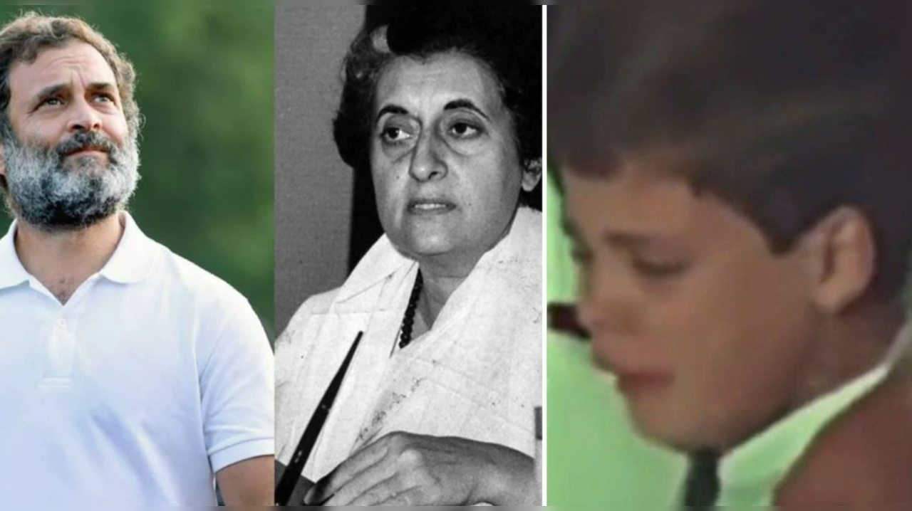 Rahul Gandhi was just 14-year-old when Indira Gandhi passed away