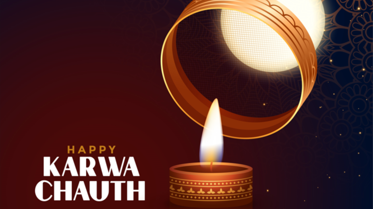 Happy Karwa Chauth 2023 Wishes, WhatsApp Status And More To Share On The Joyous Occasion. Pic Credit: Freepik