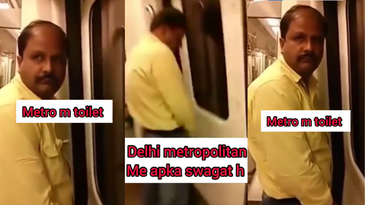 Man Urinates Inside Delhi Metro Coach, Video Goes Viral