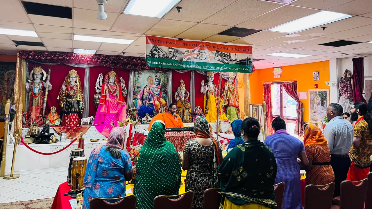 hindu temple in us raided