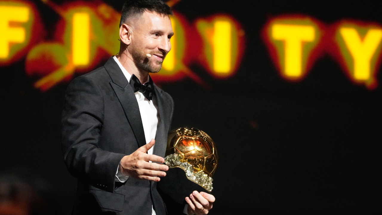 Lionel Messi Ballon d'Or 2023 AP