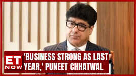 Business As Strong As Last Year Very Positive Q3 Puneet Chhatwal  ET NOW Exclusive