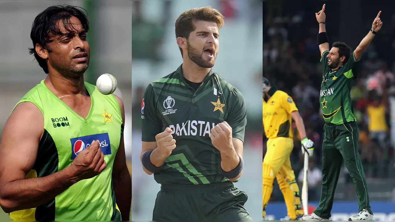 Shaheen Afridi overtakes Shahid Afridi and Shoaib Akhtar in elite list with his 3 for 23 against Bangladesh in ODI World Cup 2023 match