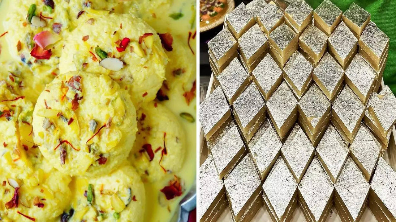 Ras Malai and Kaju Katli