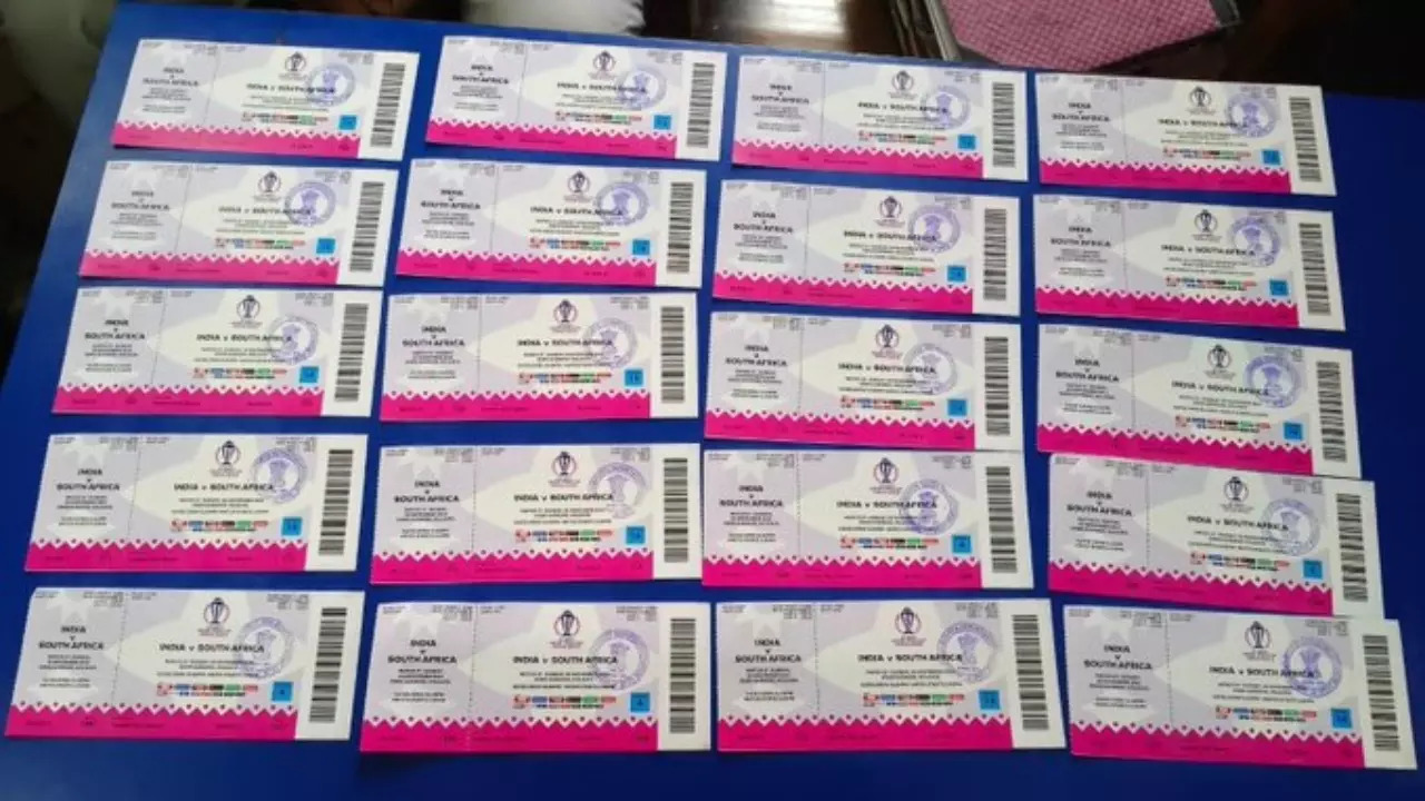 Kolkata Man Arrested for Selling ICC World Cup 2023 Tickets in Black Worth Rs 2500 at Rs. 11,000 each