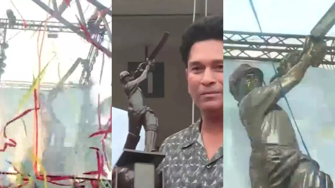 sachin tendulkar statue