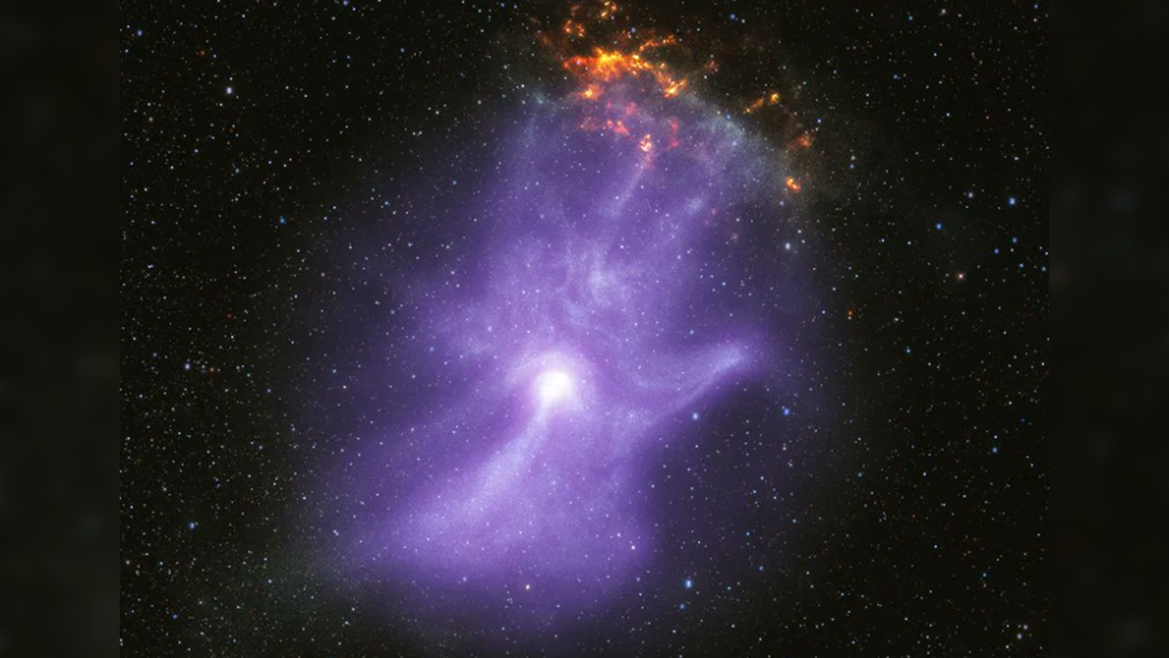 NASA CHANDRA XRAY GHOSTLY ARM BONES COSMIC