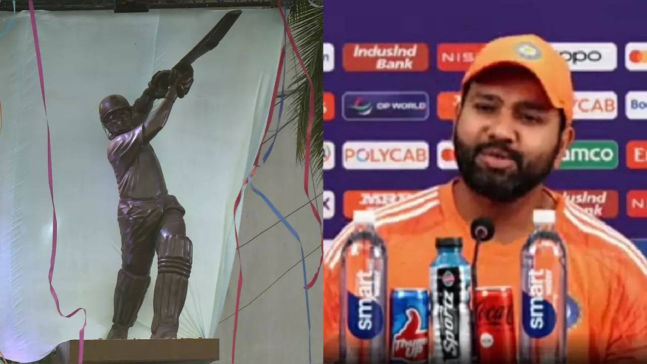 Rohit Sharma's epic reply when asked about Sachin Tendulkar's statue at Wankhede Stadium goes viral