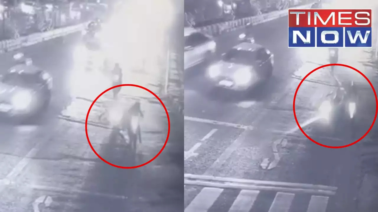 A CCTV video from a nearby petrol pump showed Piyush meeting with an accident