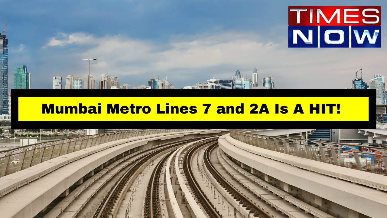 Mumbai Metro Lines 7 And 2A Is A HIT! Sees Record Daily Ridership On ...