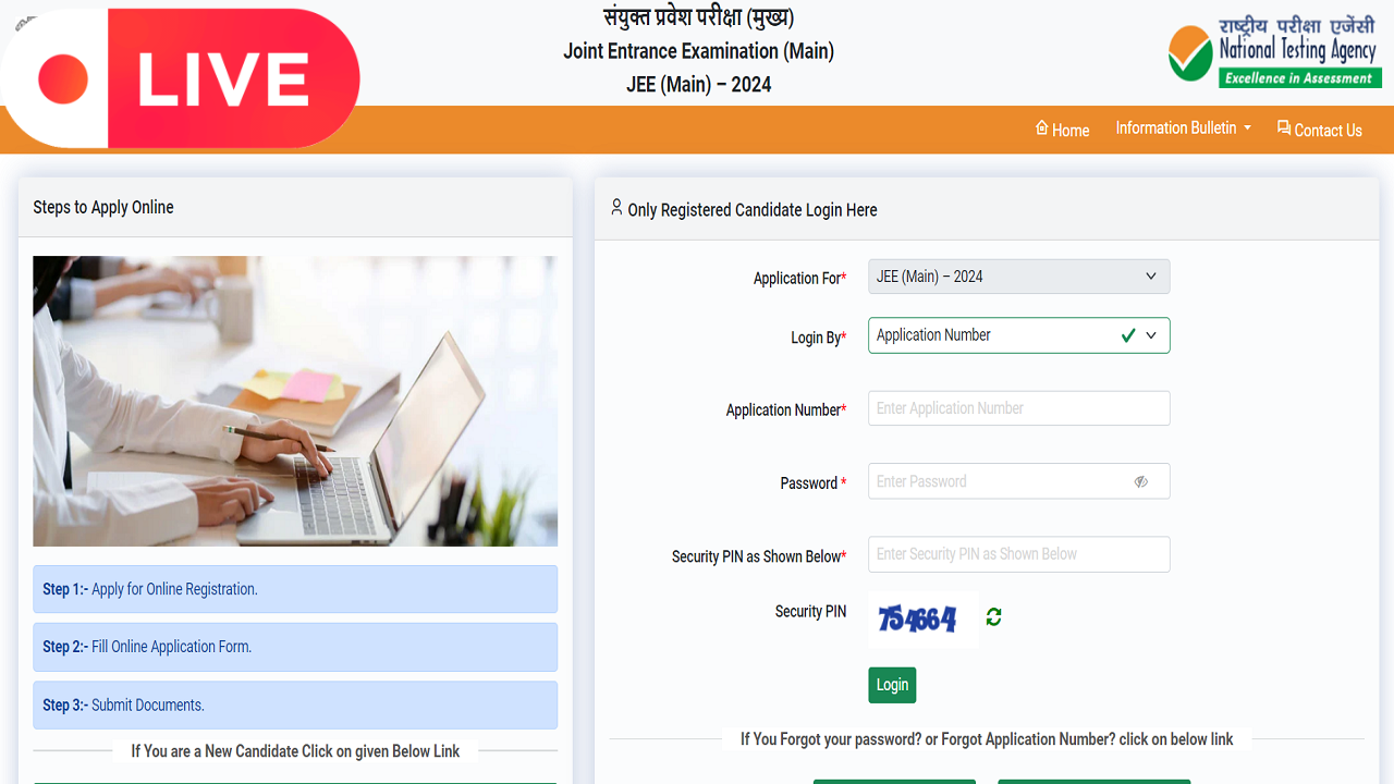 JEE Mains 2024 LIVE Updates JEE Mains Application Form OUT on jeemainntaacin Check Revised Syllabus