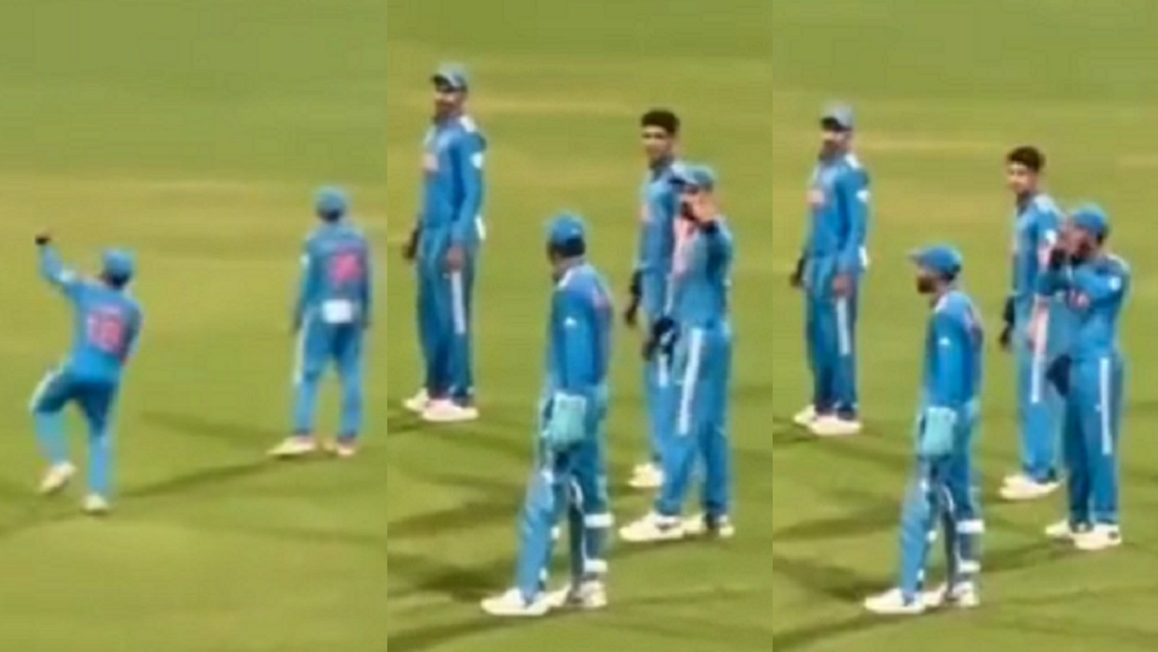 Video of Virat Kohli's reaction after fans chanted 'Kohli ko bowling do' during India-Sri Lanka ODI World Cup 2023 match goes viral