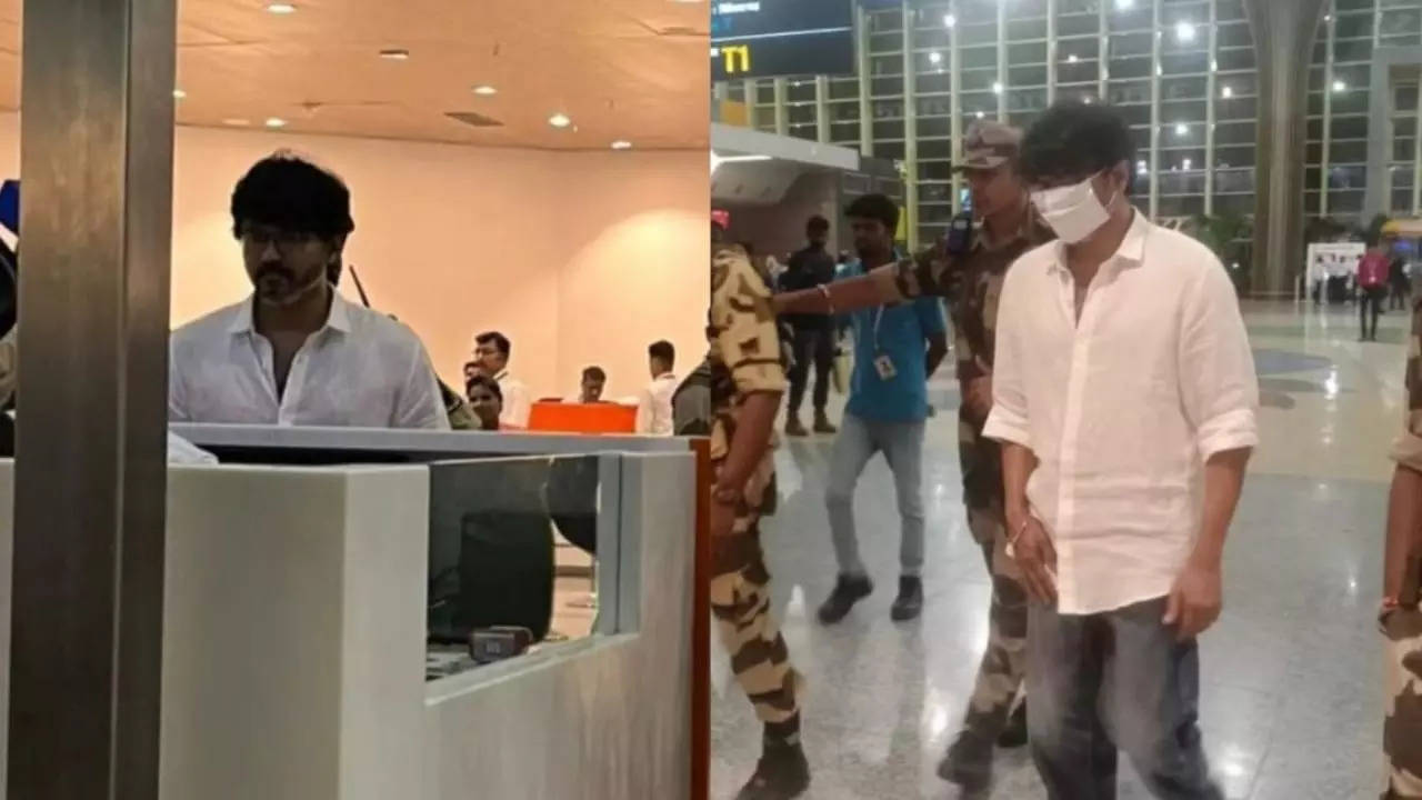 Thalapathy 68:  CISF Security Guard Vijay At The Airport As The Actor Flies To Thailand For Venkat Prabhu's Next