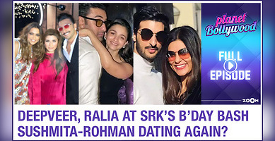 Ranbir-Alia, Ranveer-Deepika's FUN at SRK's birthday bash ...