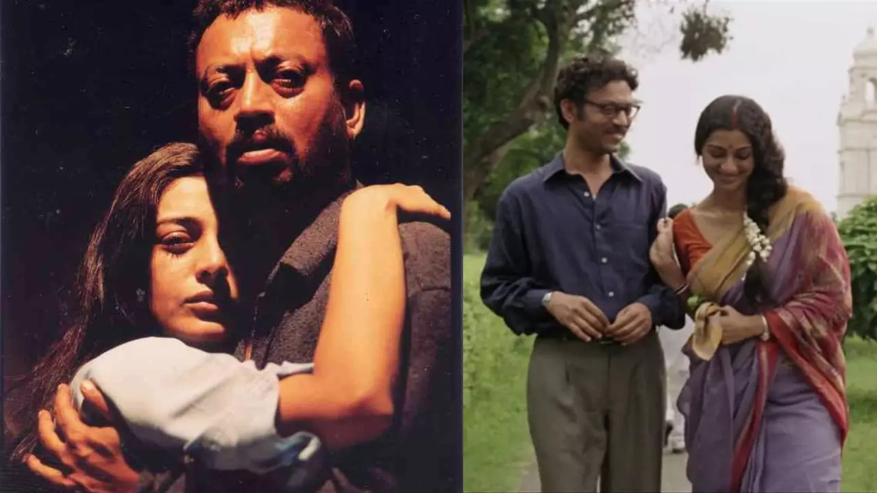 Irrfan Khan and Tabu's still from The Namesake and Maqbool