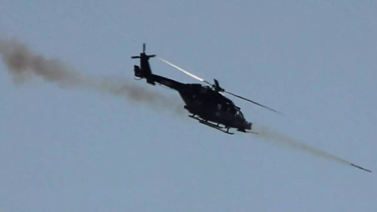 WATCH | Indian Army's Rudra Chopper 'Rains Fire And Steel' In Mountain Offensive