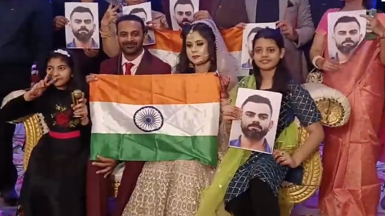 WATCH | Moradabad Couple Celebrates Team India's Victory During Wedding Goes Viral