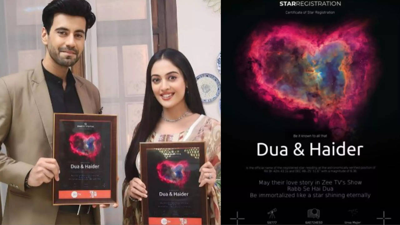 Rabb Se Hai Dua Leads Karanvir Sharma and Aditi Sharma Get Star Name Registration After Their Characters