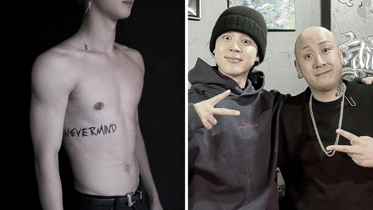 BTS' Jimin Goes Shirtless To Flaunt 'Never Mind' Tattoo