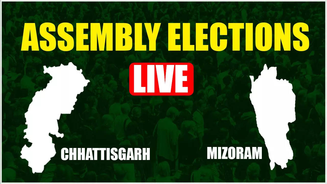 Mizoram Chhattisgarh Election 2023 Live Voting For Phase 1 Concludes Over 70 Voter Turnout Recorded