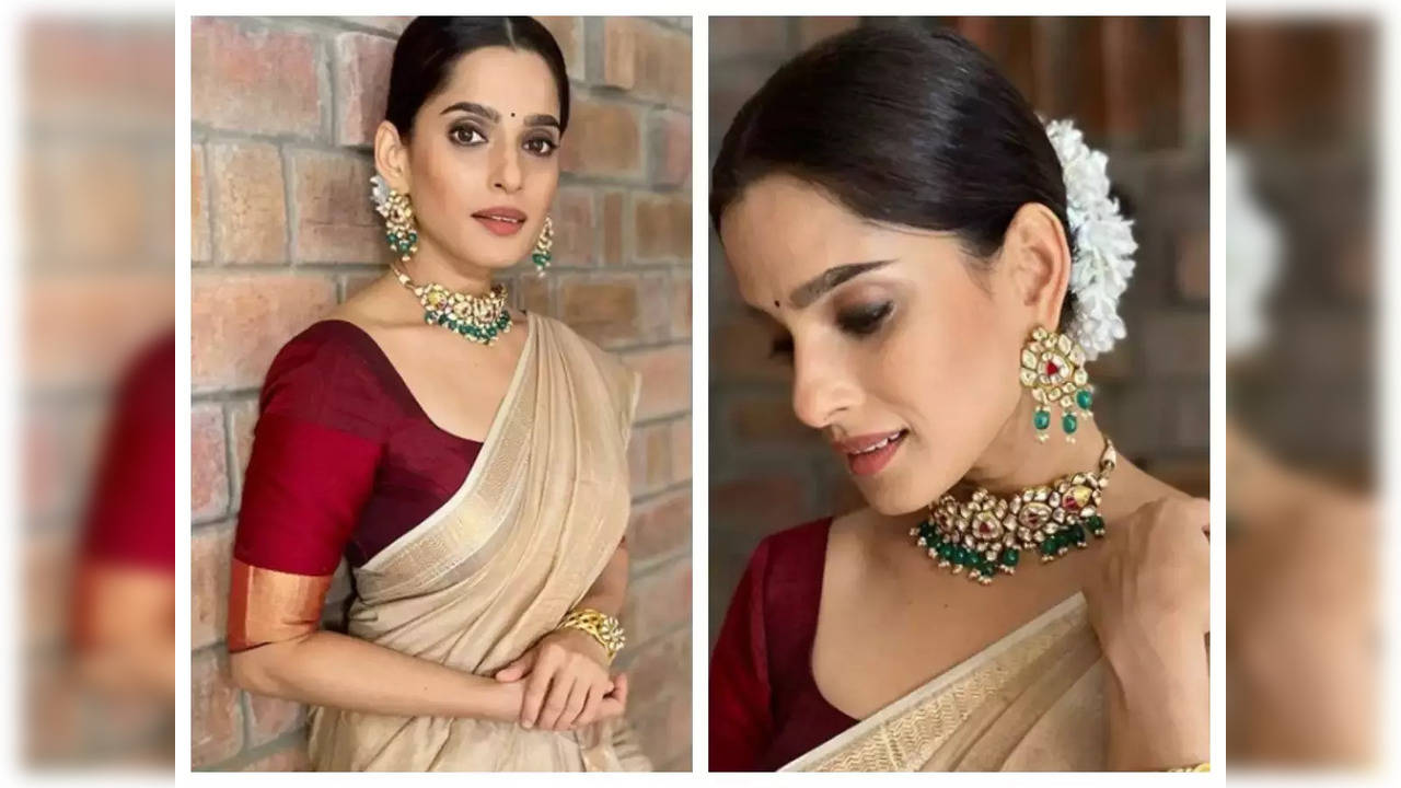 copy these actresses silk saree look to look special on diwali.