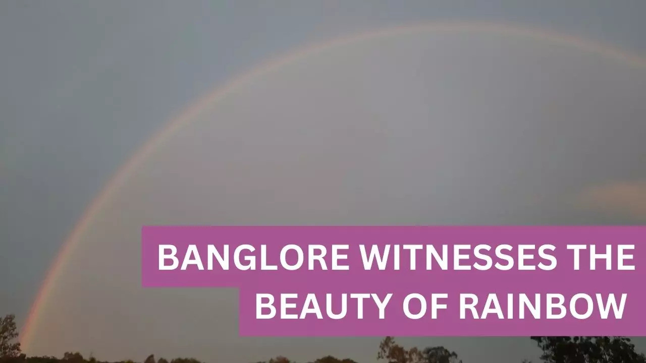 Rainbow in Bangalore