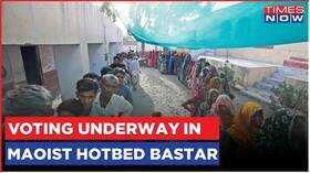 Chhattisgarh Election 2023 Voting Underway In Naxal-Affected Bastar District English News