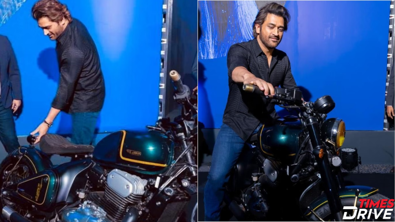 Meet MS Dhoni's New Jawa 42 Bobber In A Unique Customised Colour Option