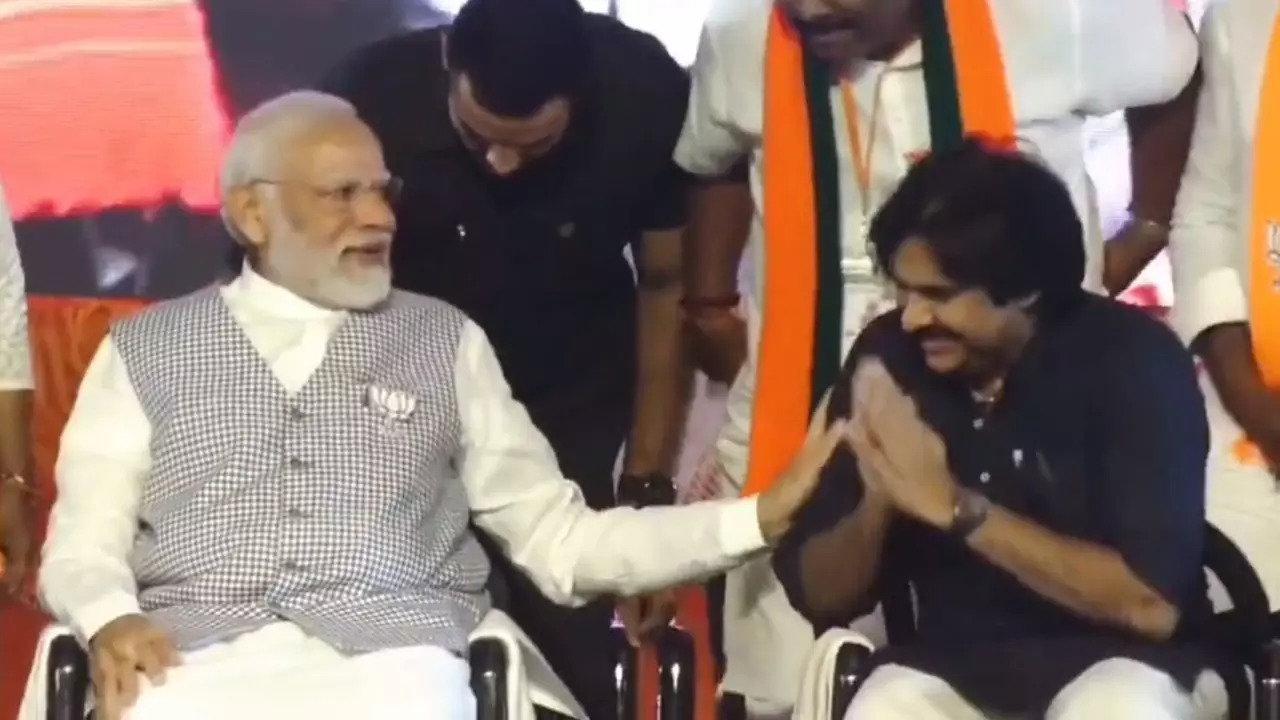 'Aur EK Baar...': Pawan Kalyan Shares Stage With PM Modi Ahead Of Telangana Assembly Polls