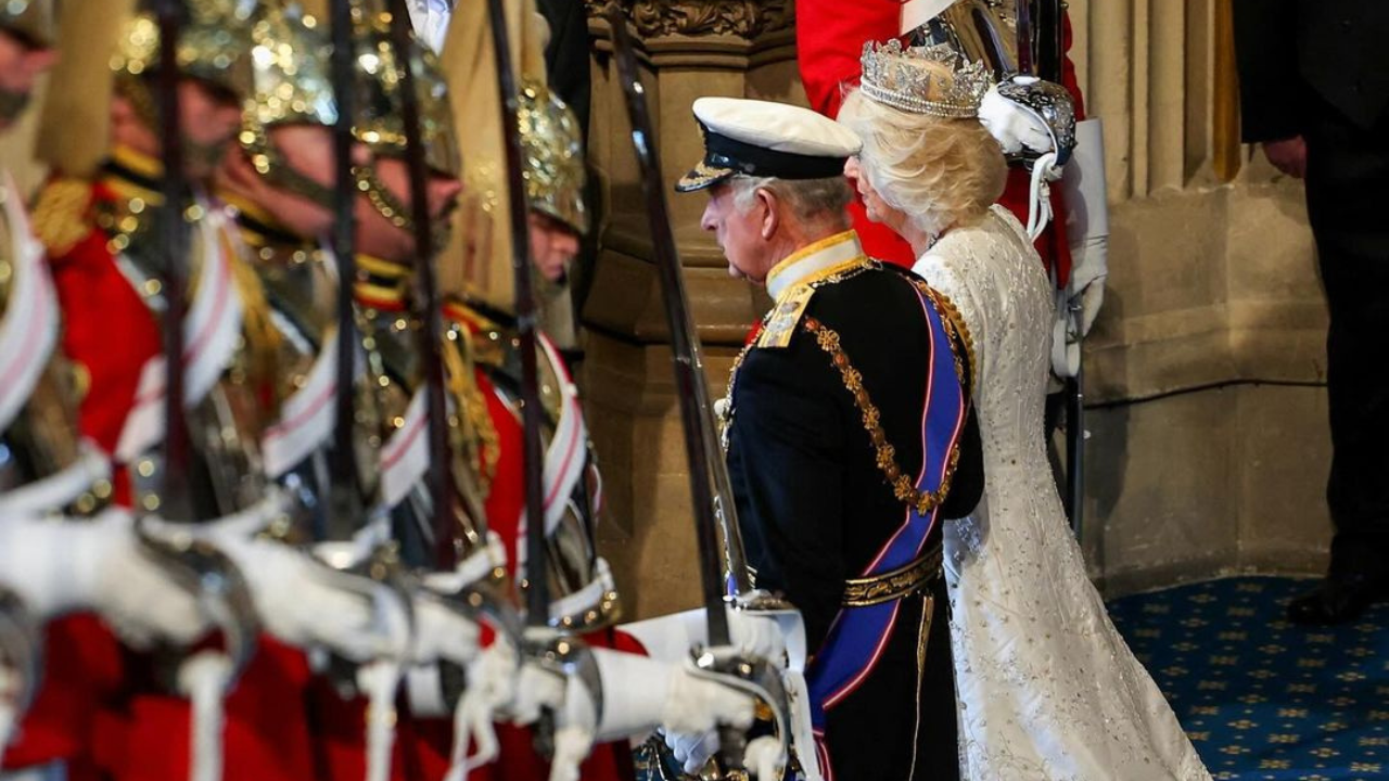 Queen Camilla's diamond diadem