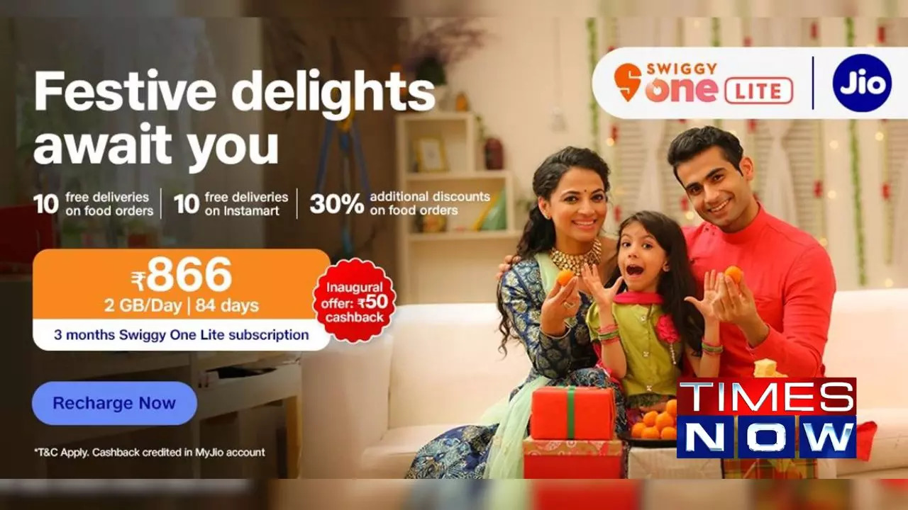 Jio Unveils a Mouth-Watering Telecom Delight with Swiggy One Lite Subscription