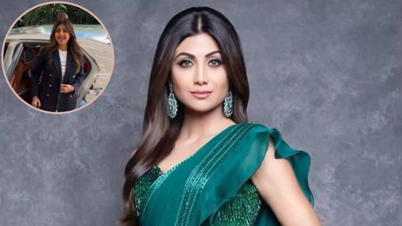 Shilpa Shetty SPOTTED Taking A Ride In Over Rs 5 Crore Swanky Chrome Wrapped Bentley Flying Spur. WATCH