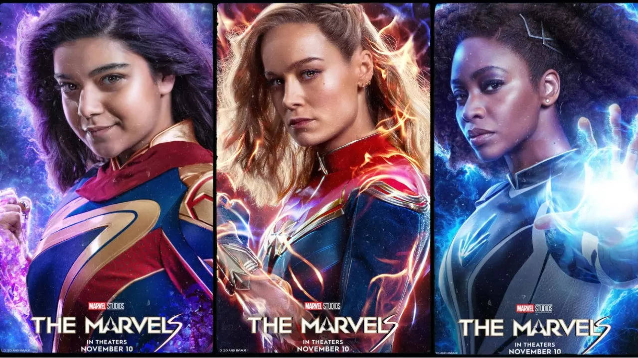 The Marvels - Official Trailer (2023) Brie Larson, Teyonah Parris, Iman  Vellani 