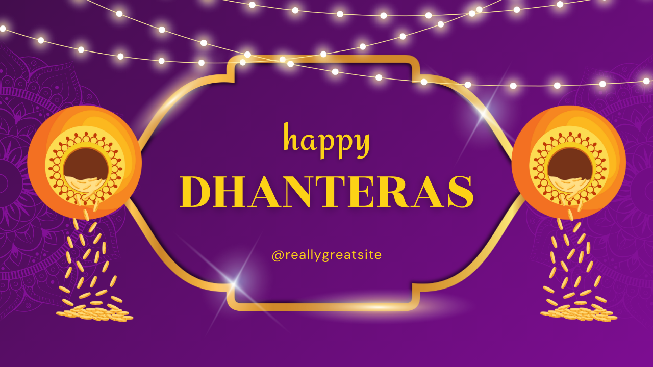 Dhanteras 2023 falls on Friday, 10 November. | Image: Canva Pro