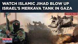 In Israels War In Gaza Islamic Jihad Joins Hands With Hamas Blows Up IDFs Merkava Tank Watch