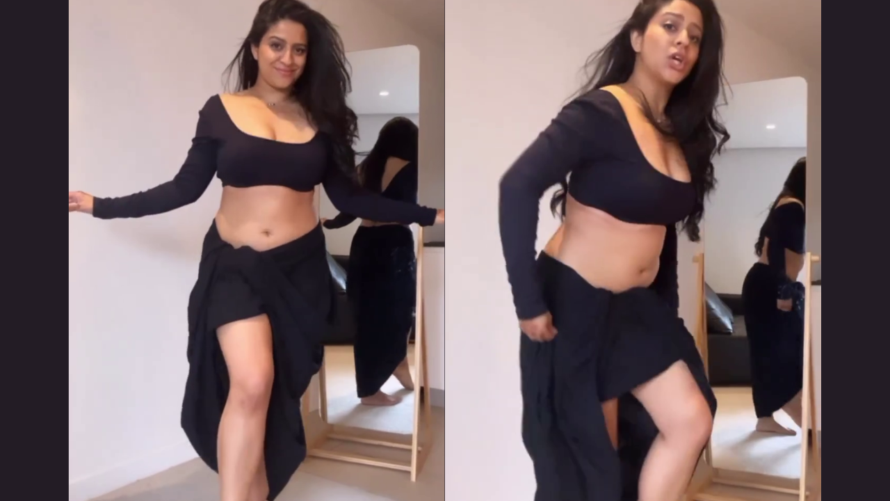 Woman Belly Dances To Sapna Choudhary’s Haryanvi Song Teri Akhiyon Ka Yo  Kajal. Watch Viral Video