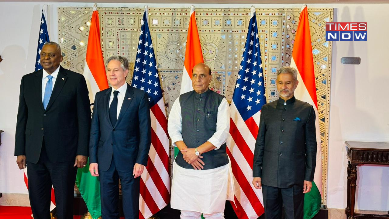 India-US 2 Plus 2 Meet Today: EAM Jaishankar, Rajnath Singh Meet US Counterparts | What To Expect