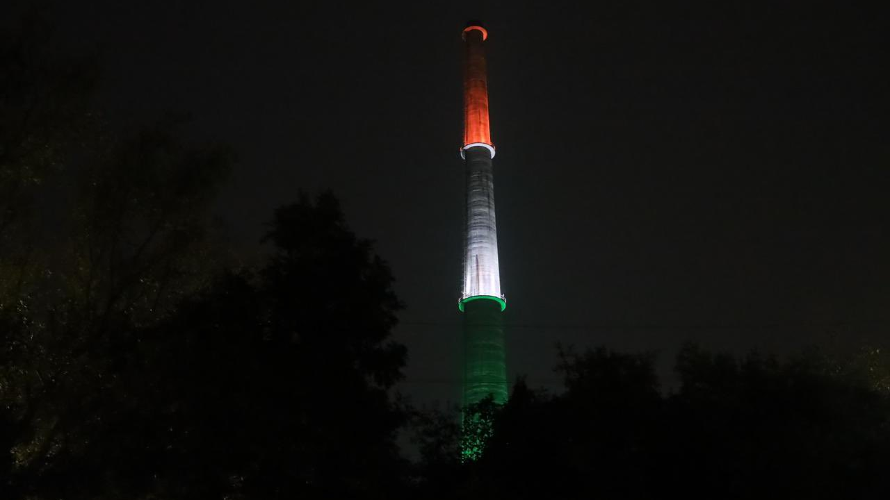 At 166 ft, Chimney Tower At Rajghat Power House Tallest Structure in City