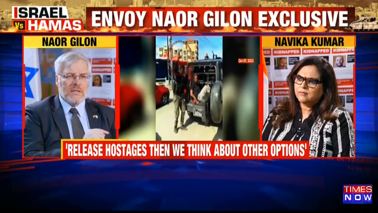 Naor Gilon interview with times now