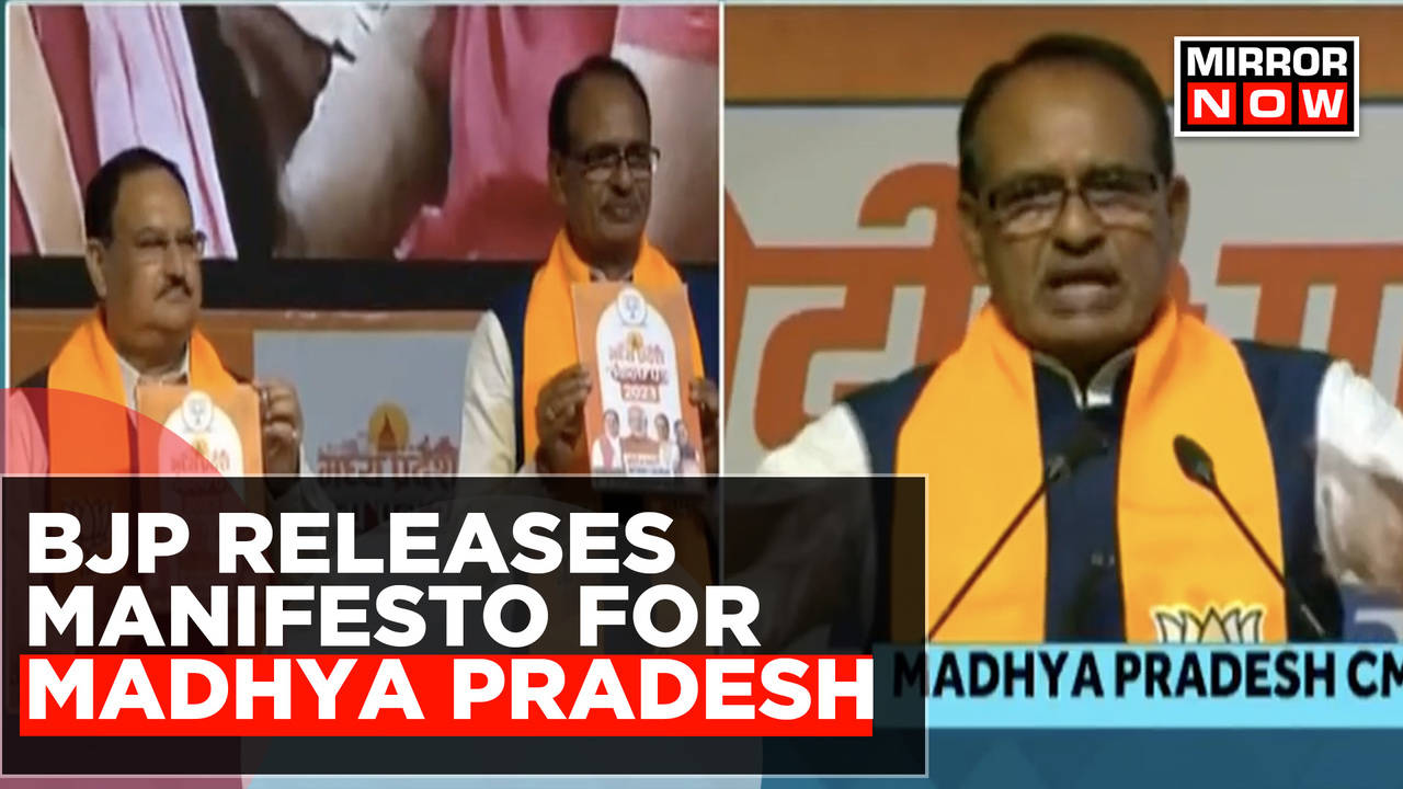 Ahead Of Madhya Pradesh Polls, BJP Chief J.P. Nadda Releases Assembly ...