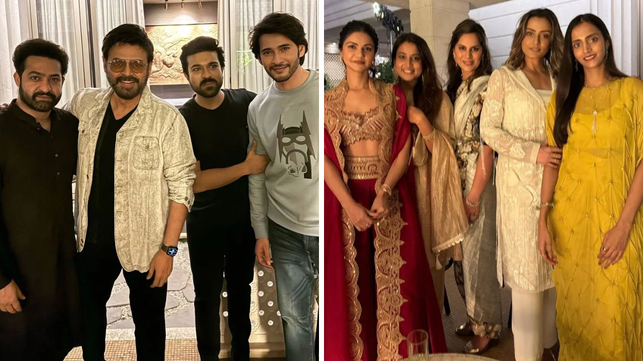 Ram Charan-Upasana's Diwali Party: Jr NTR, Mahesh Babu, Venkatesh Daggubati And More Get Together